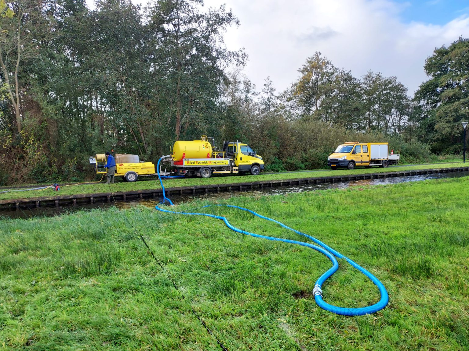 Mobiele vacuümtank Riool Techniek Kraggenburg
